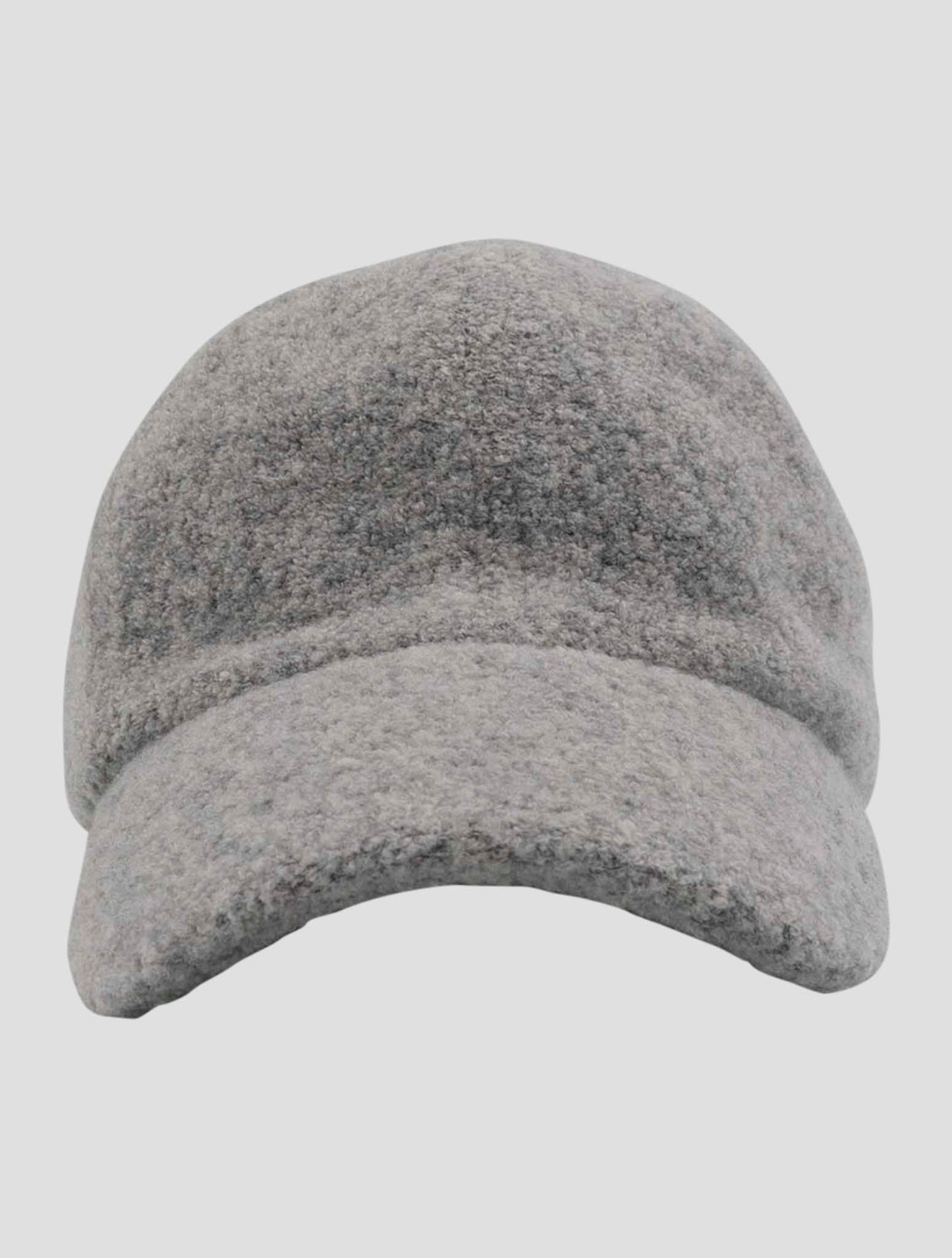 Kiton Gray Wool Baseball Cap Women