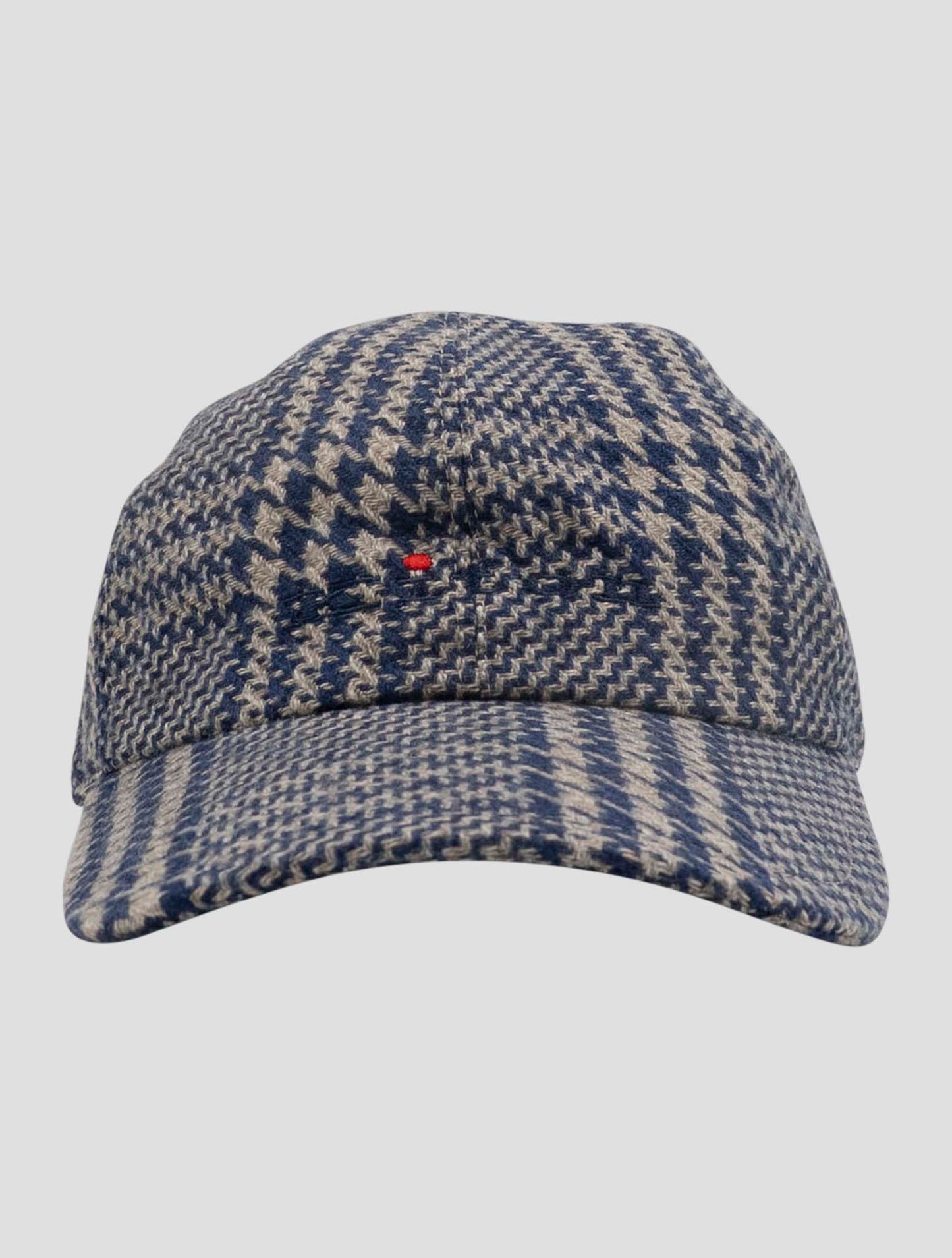 Kiton Blue Gray Silk Cashmere Baseball Cap Women