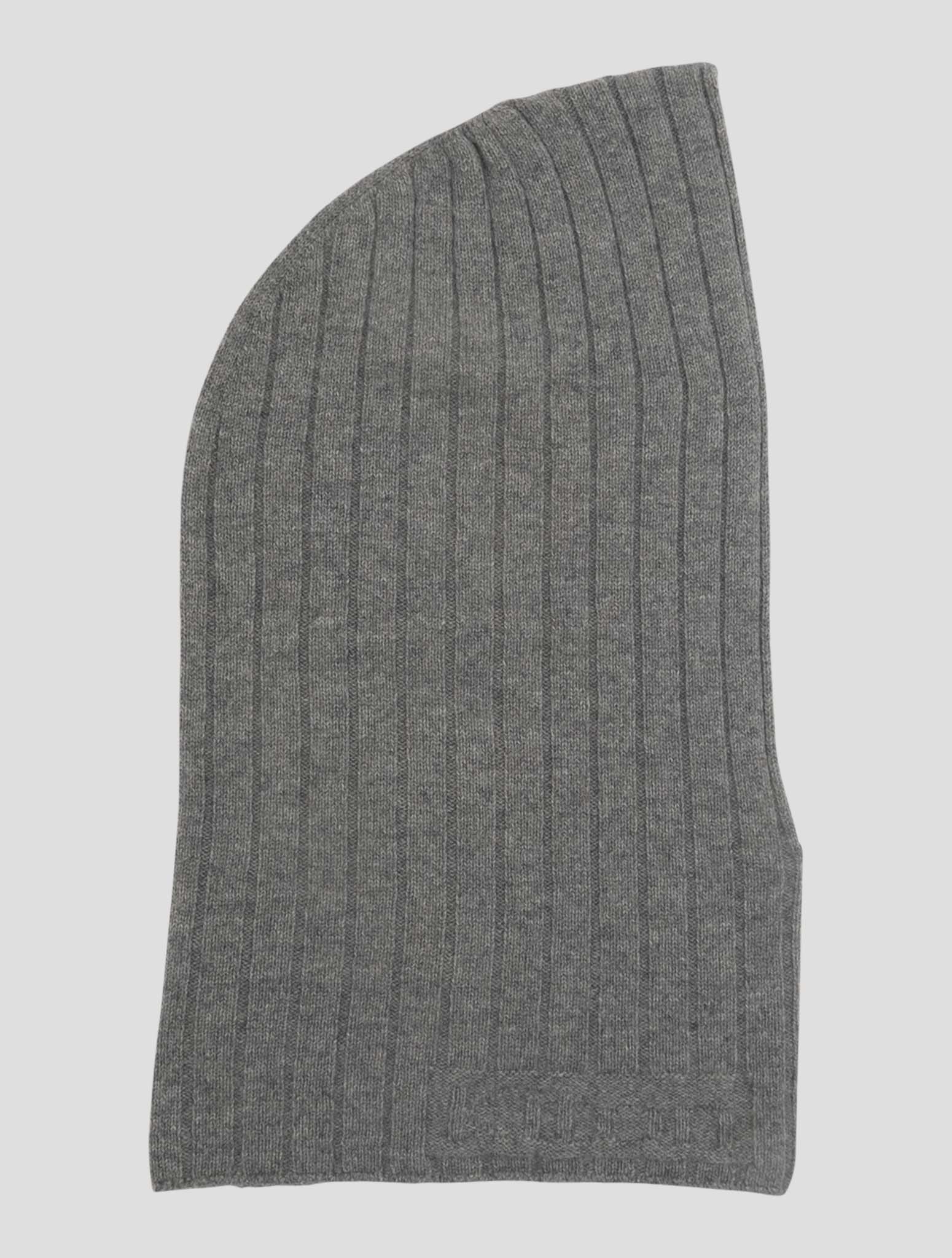 Kiton Dark Gray Cashmere Balaclava Women