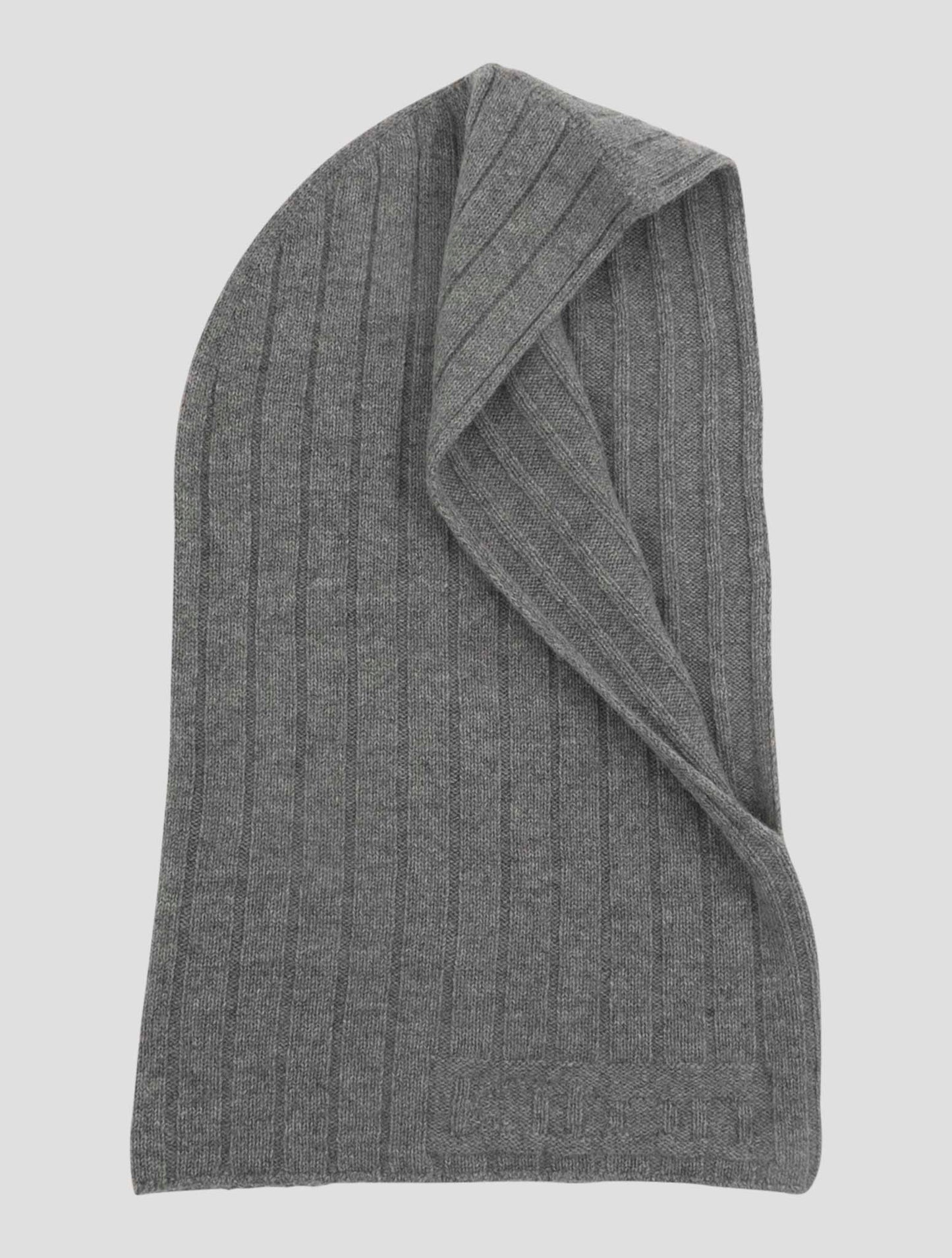 Kiton Dark Gray Cashmere Balaclava Women