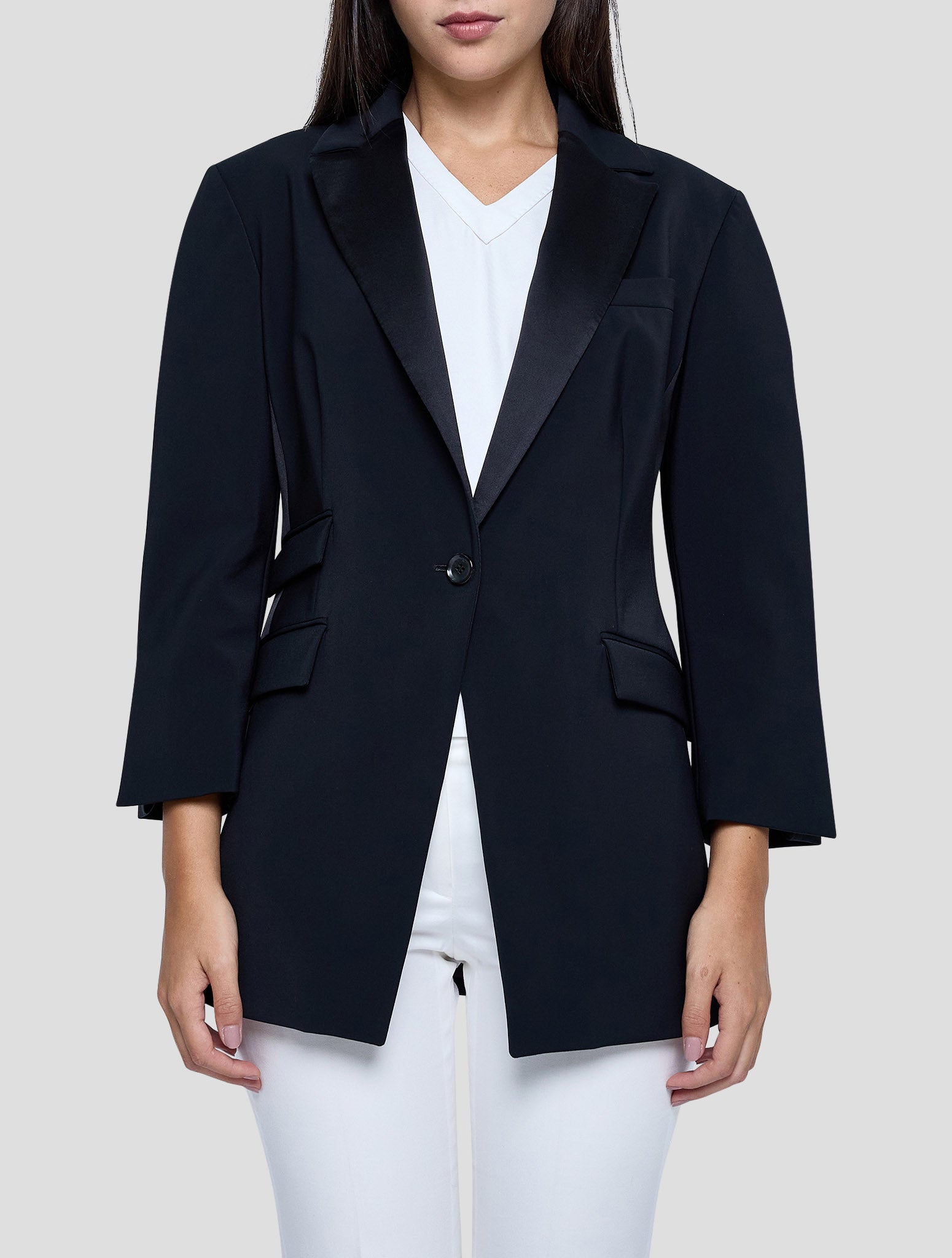 Kiton Black Pa Ea Blazer Women