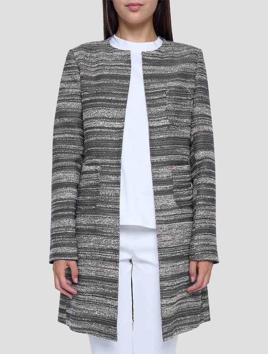 Kiton Multicolor PC Pa Cotton Pl Overcoat Women