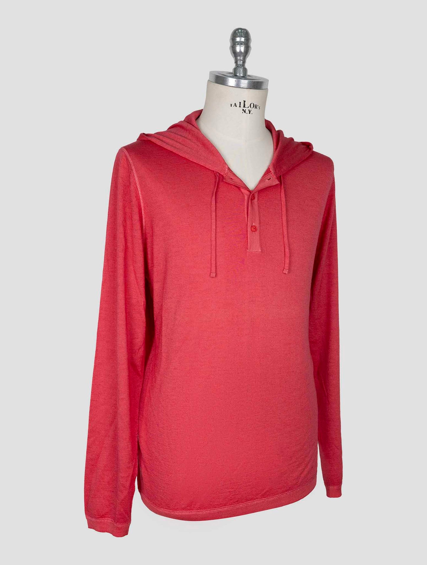 Kiton Pink Cashmere Silk Sweater Hoodie