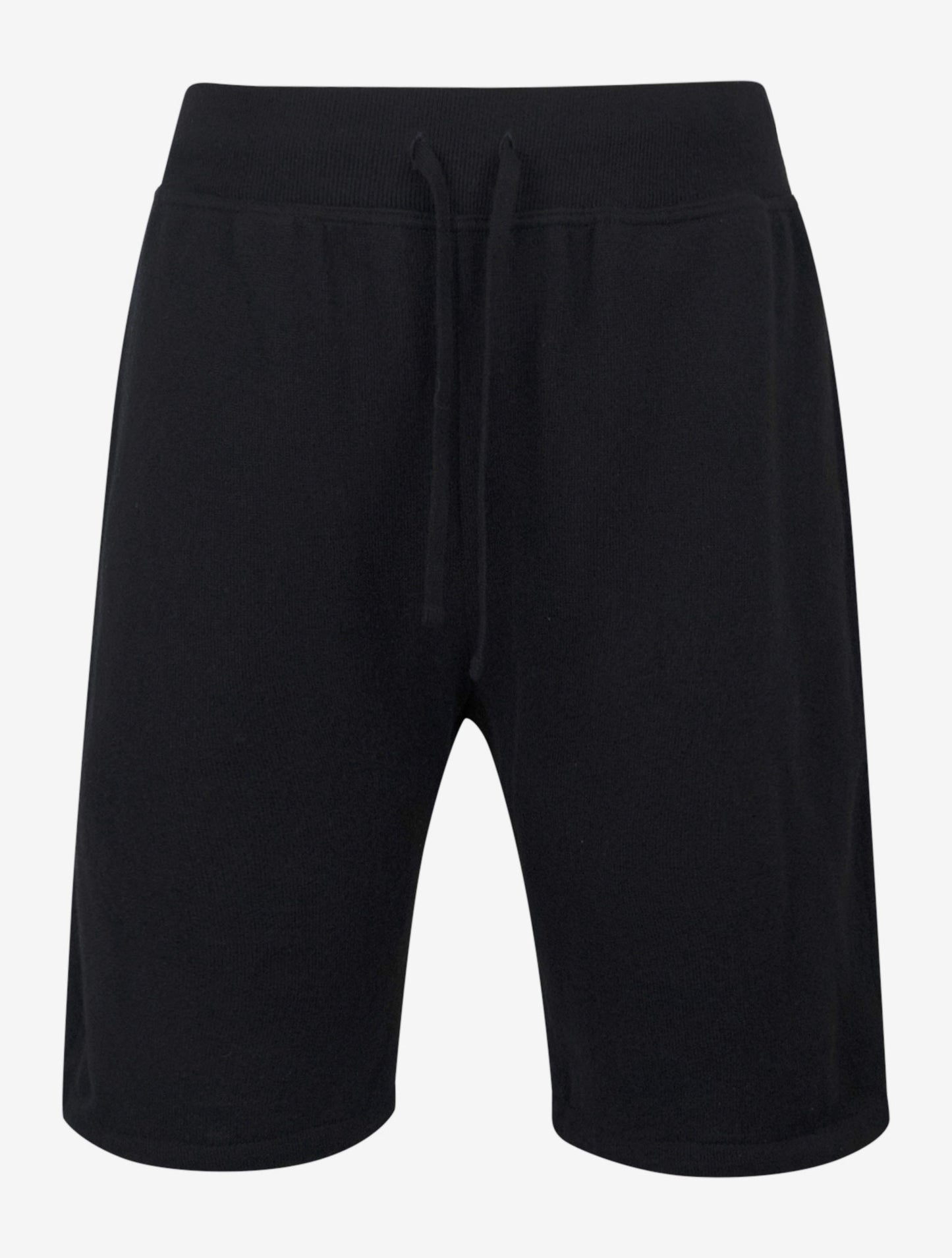 Kiton Black Cashmere Short Pants