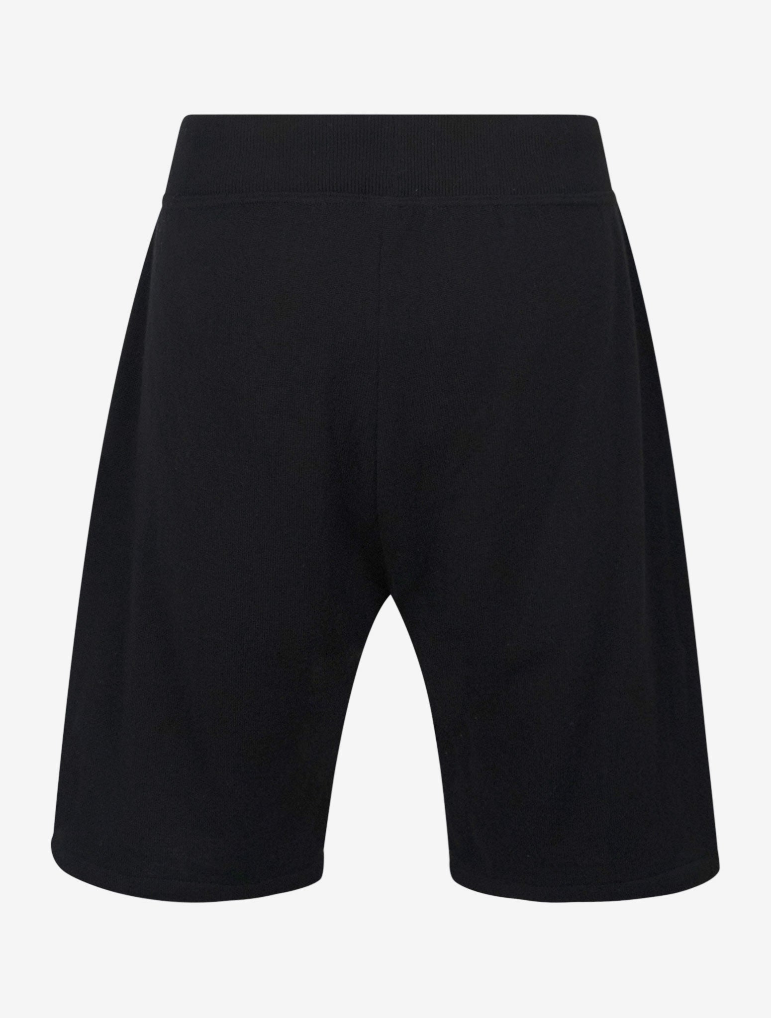 Kiton Black Cashmere Short Pants