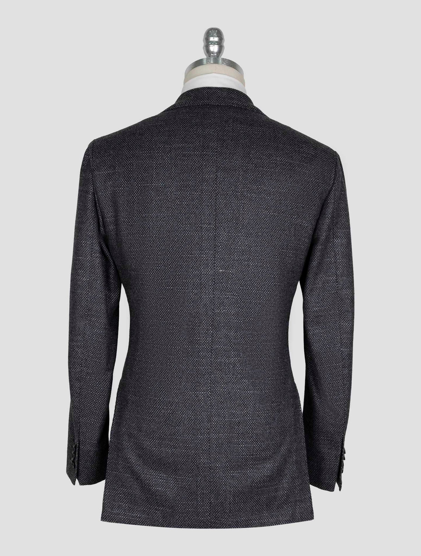 Kiton Dark Gray Cashmere Silk Blazer