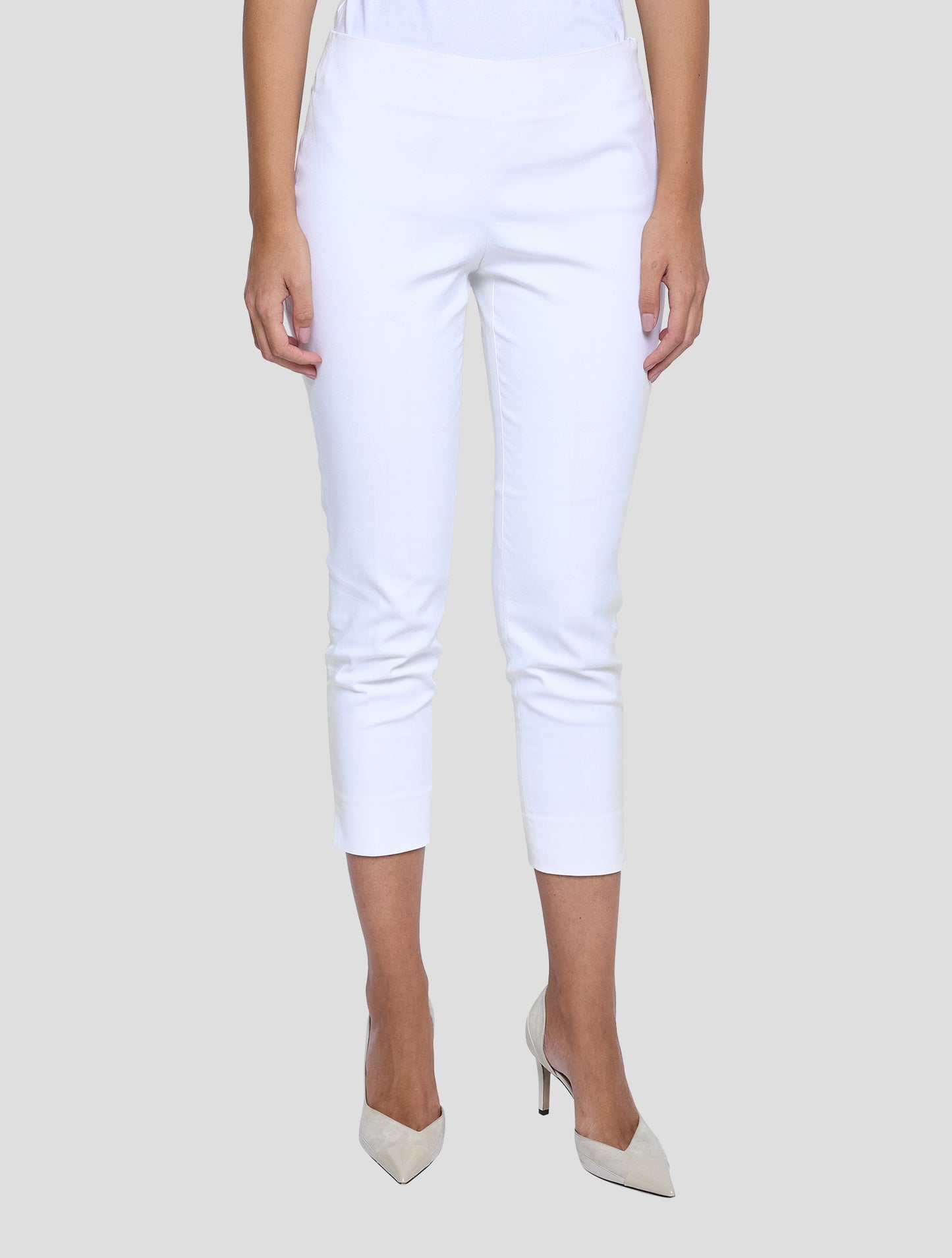 Kiton White Cotton Pa Ea Pants Women