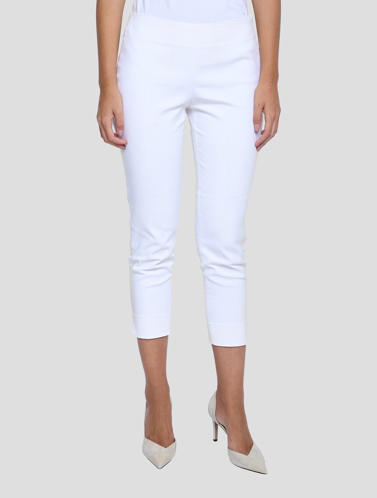 Kiton White Cotton Pa Ea Pants Women