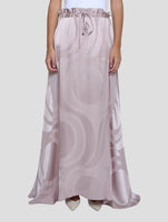 Kiton Pink Silk Skirt Women