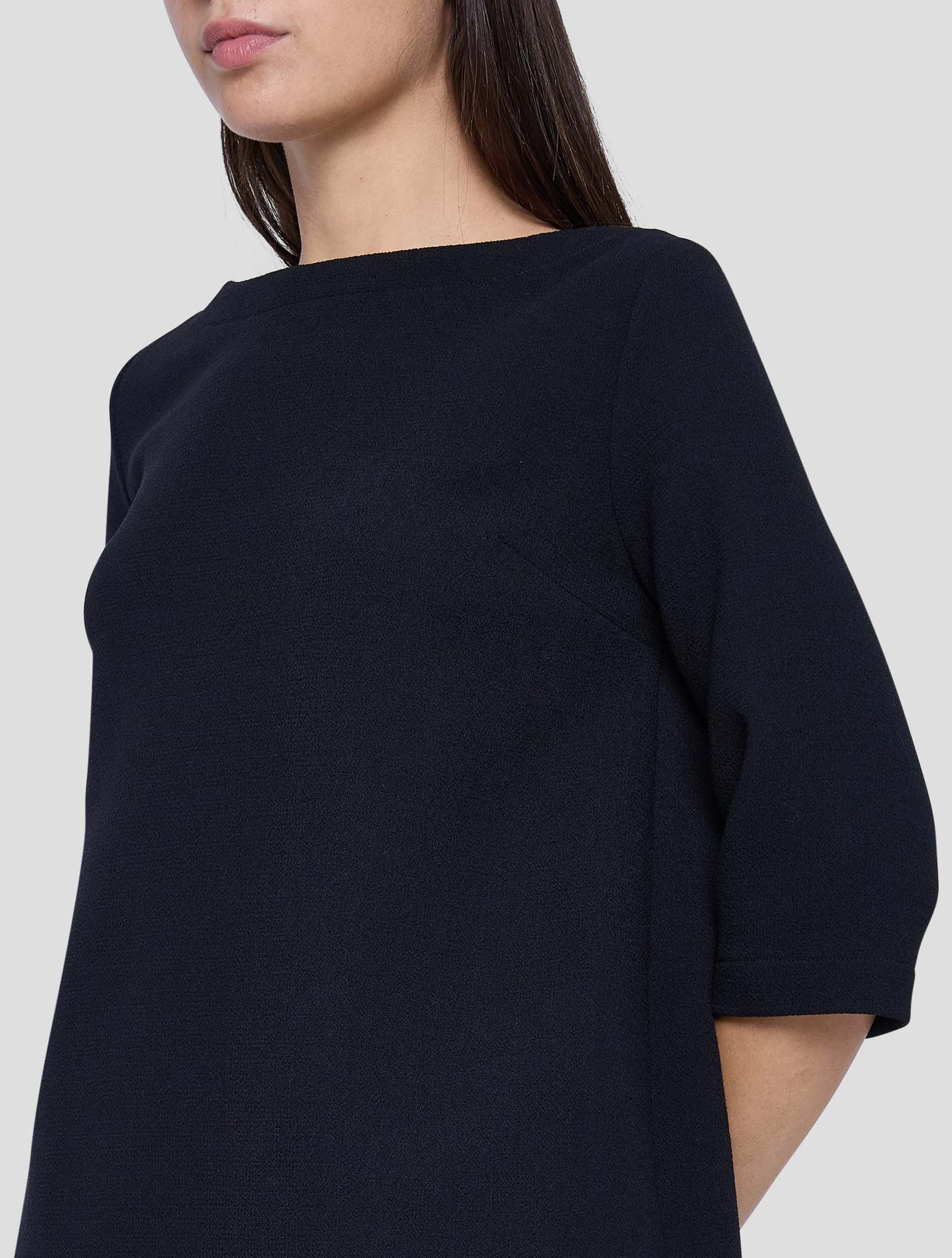 Kiton Black Wool Shirt Women