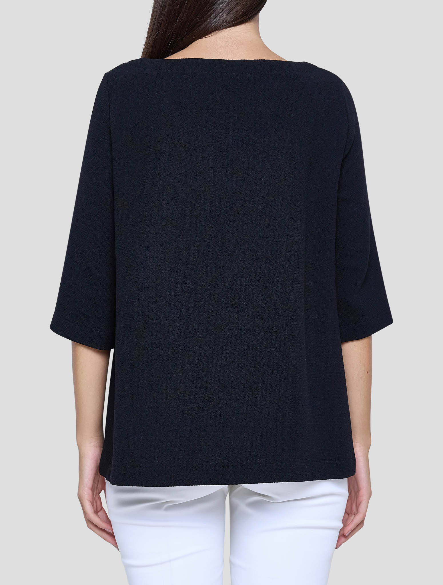 Kiton Black Wool Shirt Women