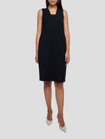 Kiton Black Virgin Wool Ea Dress Women