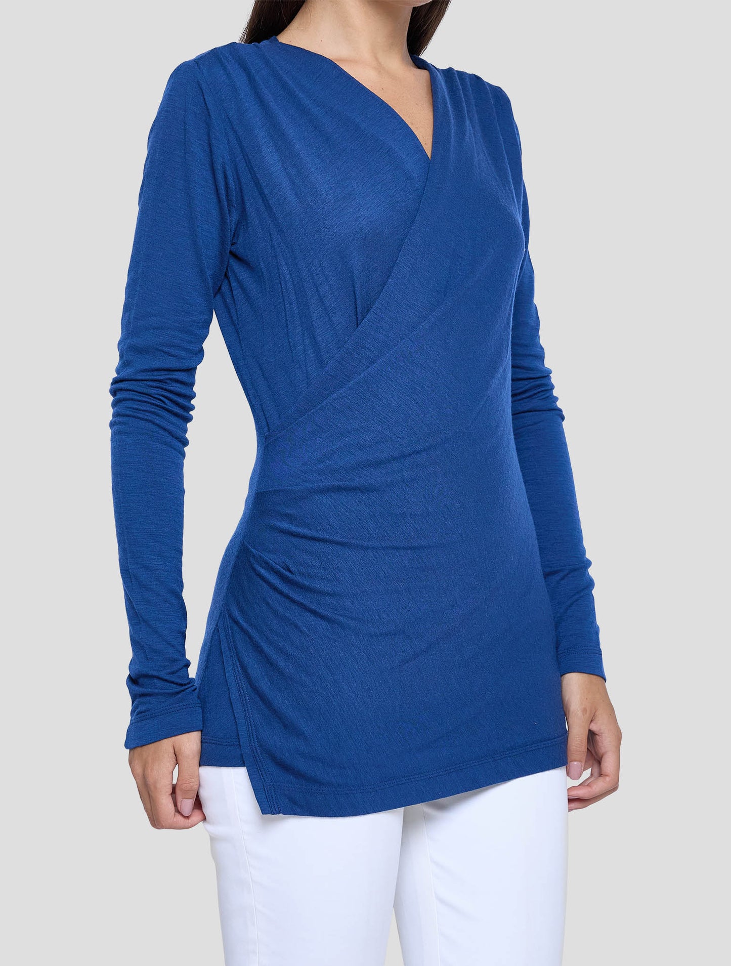 Kiton Blue Cashmere Ea Sweater Women