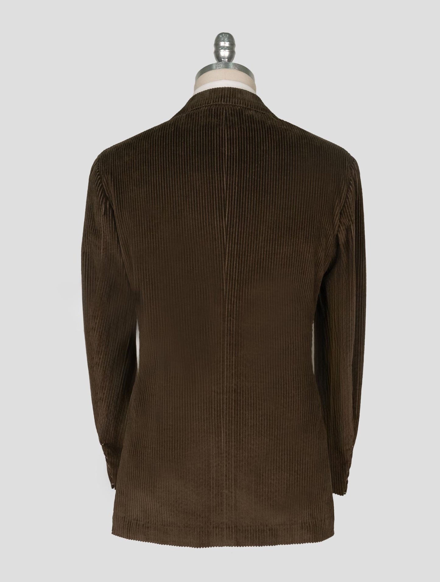 Kiton Brown Cotton Velvet Blazer