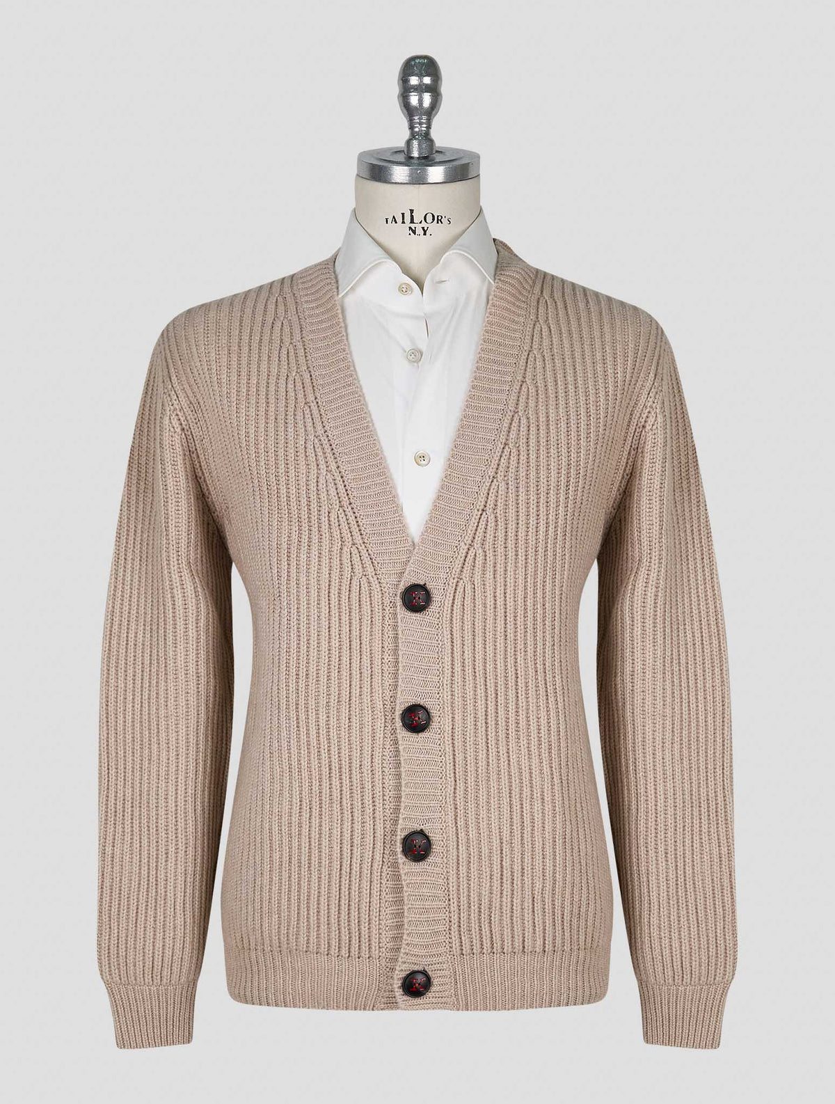 Kiton Brown Cashmere Cardigan