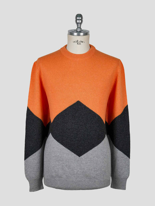 Kiton Multicolor Cashmere Sweater Crewneck
