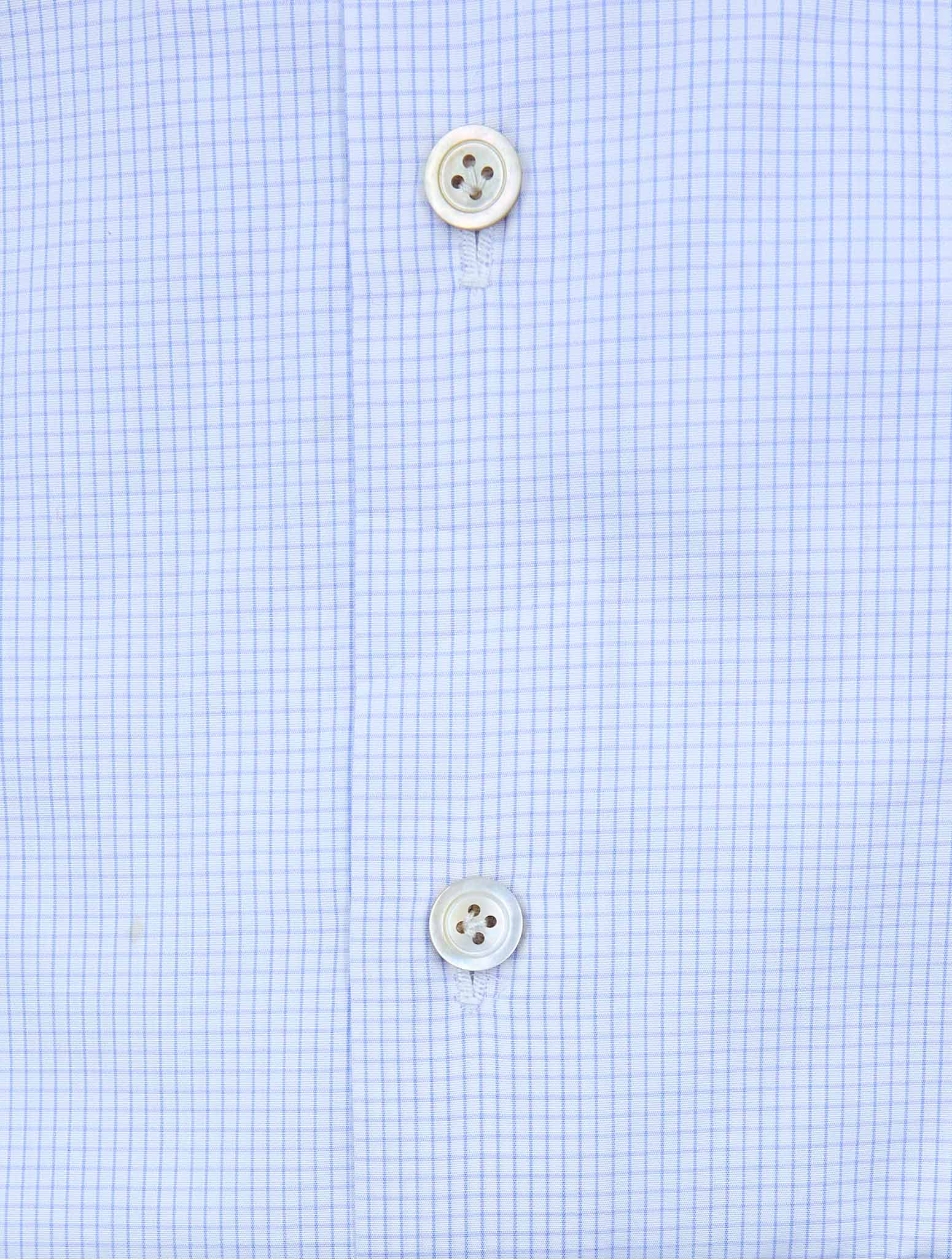 Kiton Light Blue Cotton Shirt