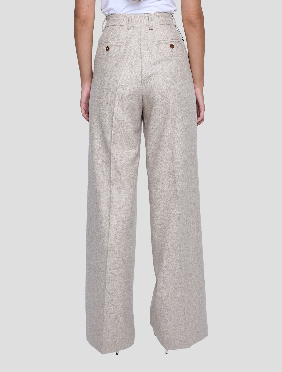 Kiton Beige Cashmere Pants Women