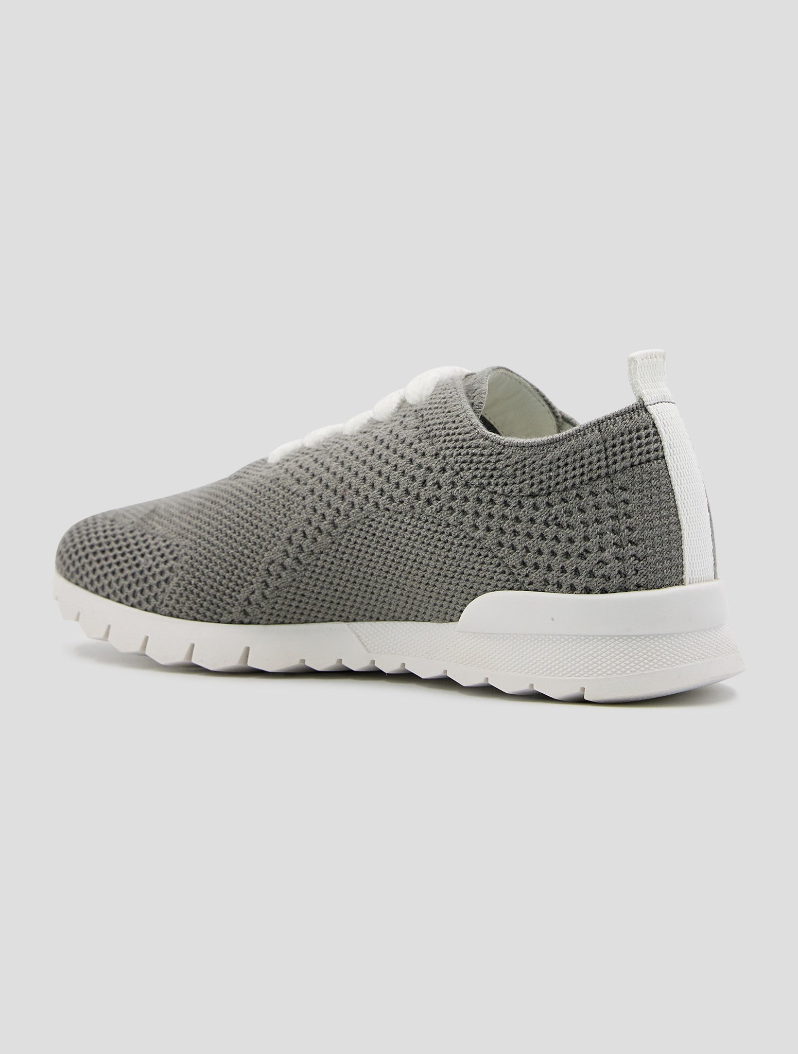 Kiton Gray Cashmere Pl Sneakers Women