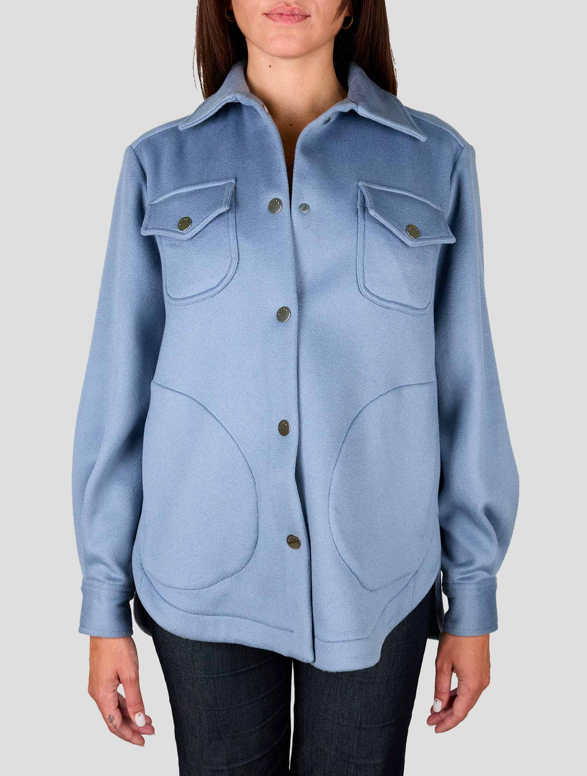 Kiton Gray Cashmere Blazer