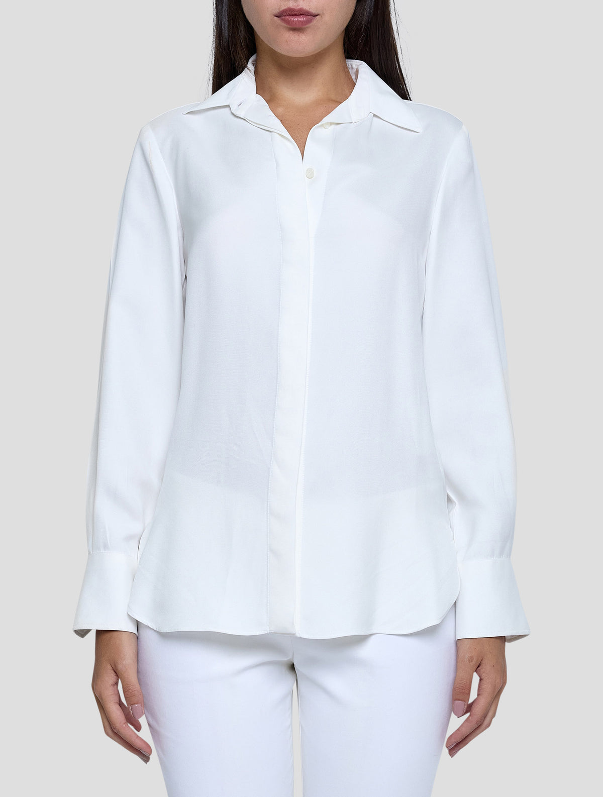 Kiton White Viscose Ea Shirt Women