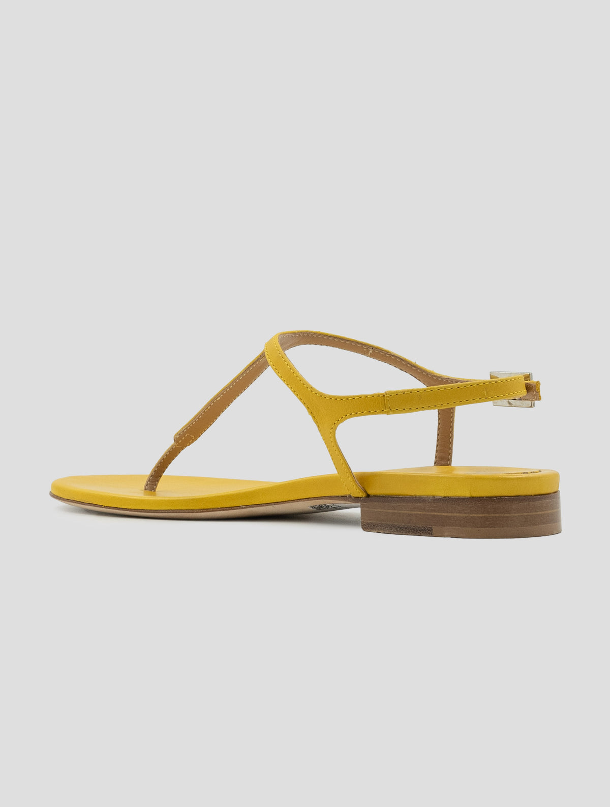 Kiton Yellow Leather Sandals