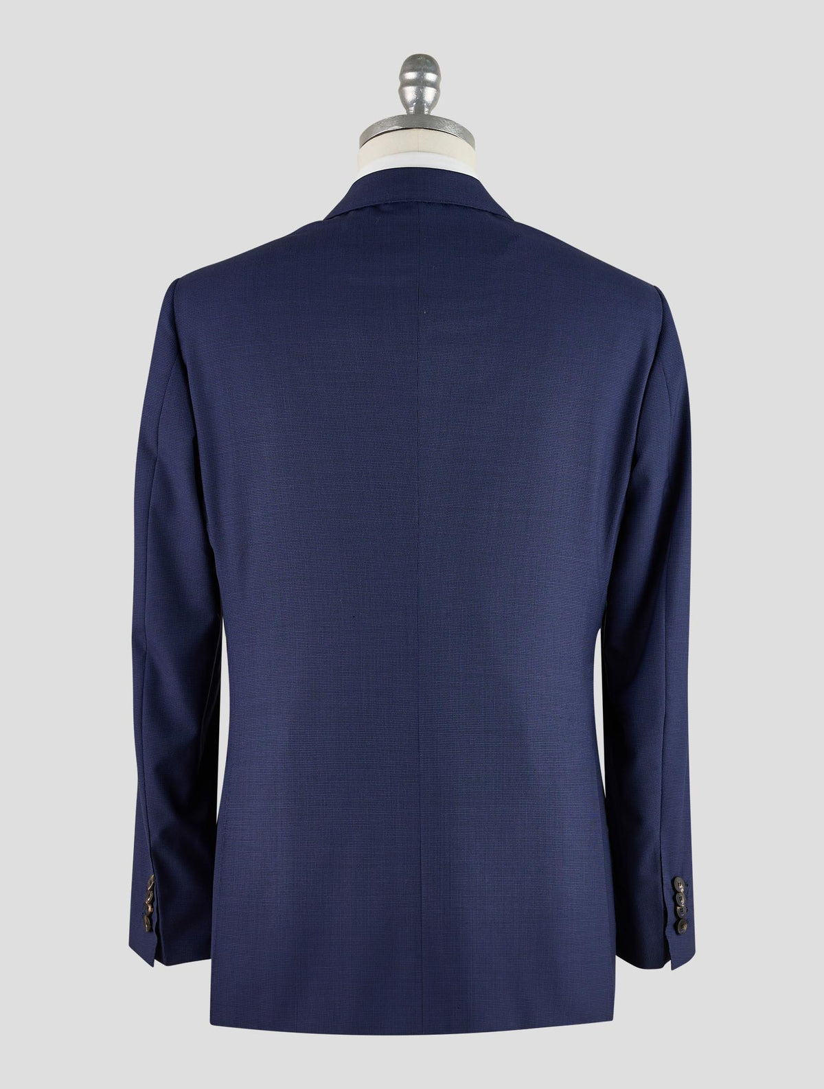 Kiton Knt Blue Virgin Wool Suit
