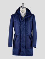 Kiton Knt Black Pa Overcoat