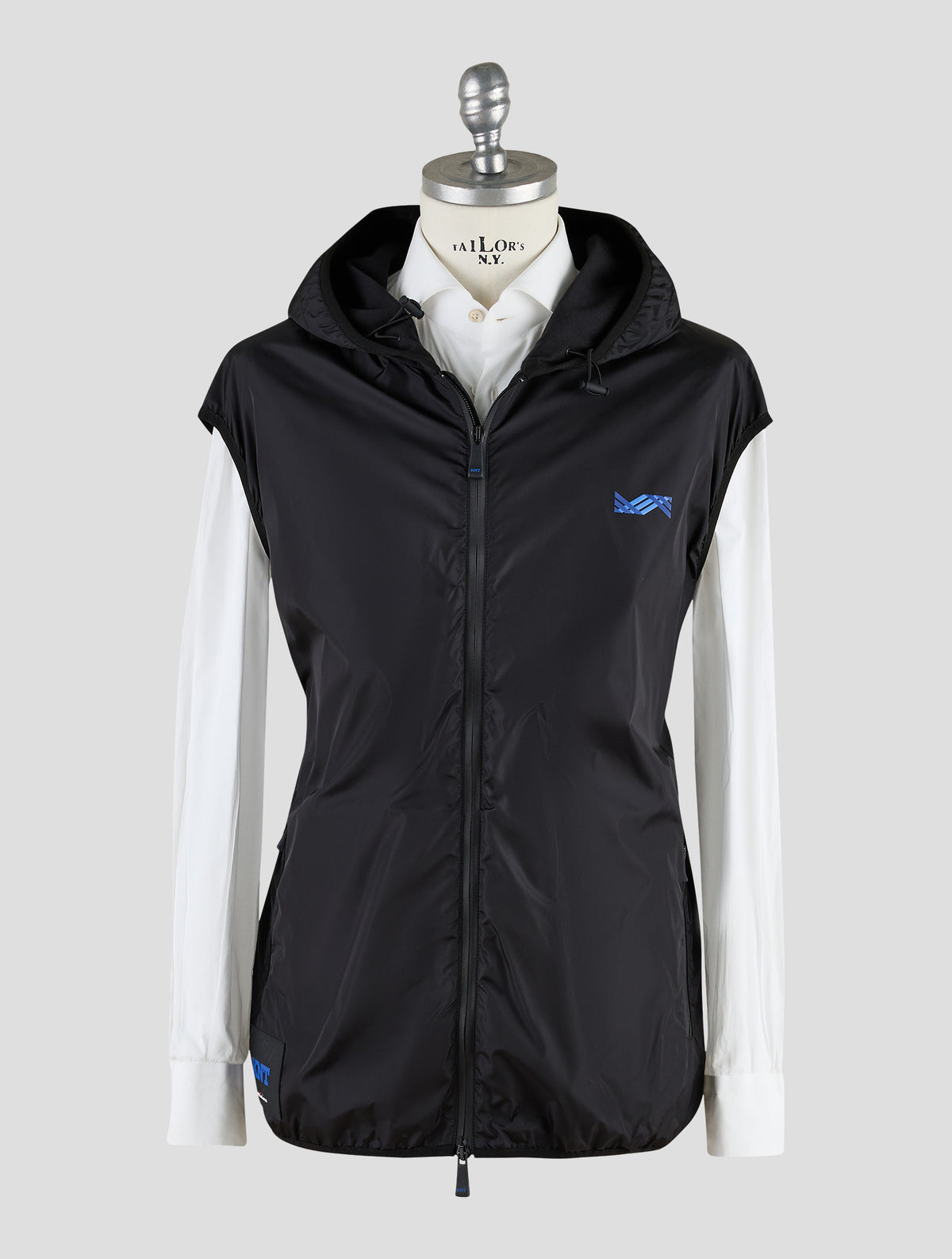 Kiton Knt Black Pa Gilet Coat