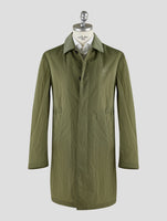 Kiton Knt Green Pa Overcoat
