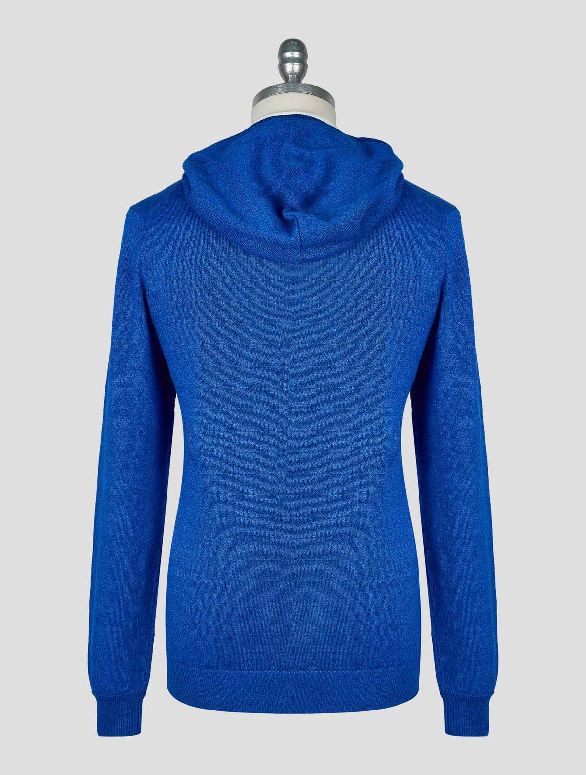 Kiton Knt Blue Linen Cotton Sweater Full Zip