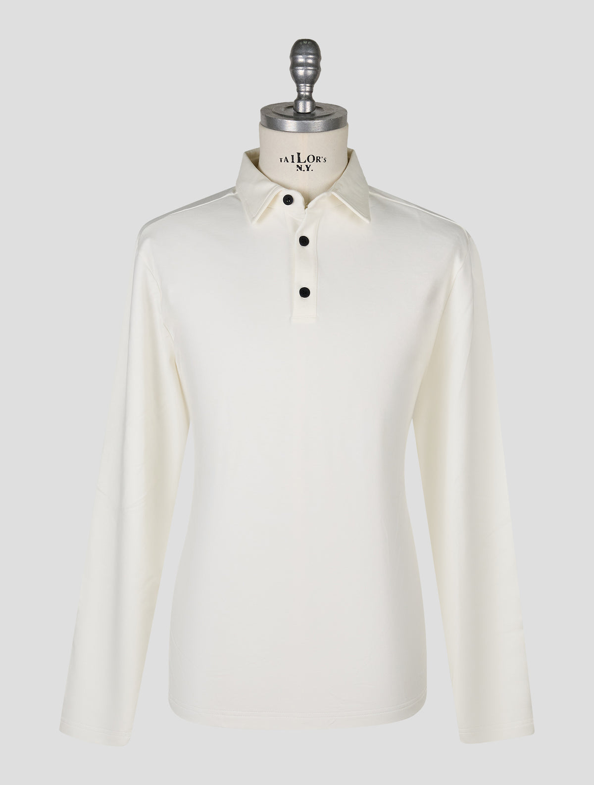 Kiton knt White Cotton Ea Sweater Polo