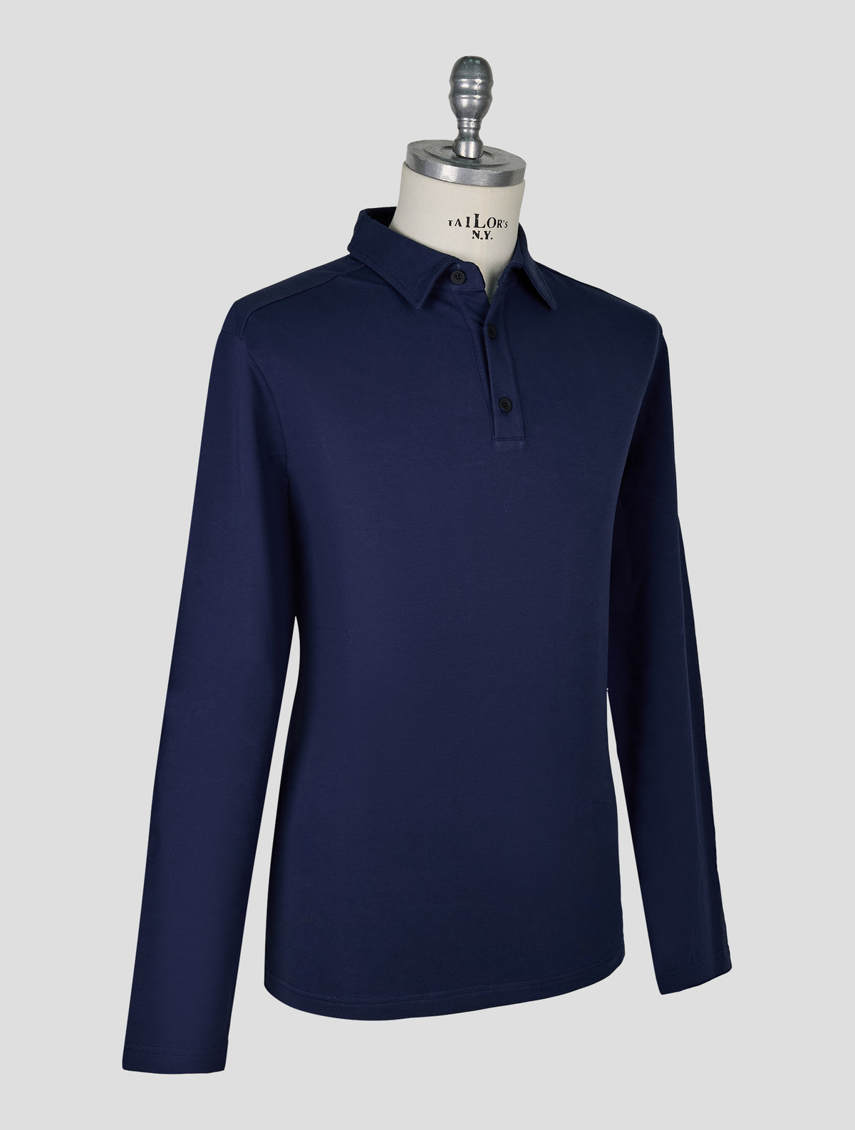 Kiton Knt Dark Blue Sweater Polo