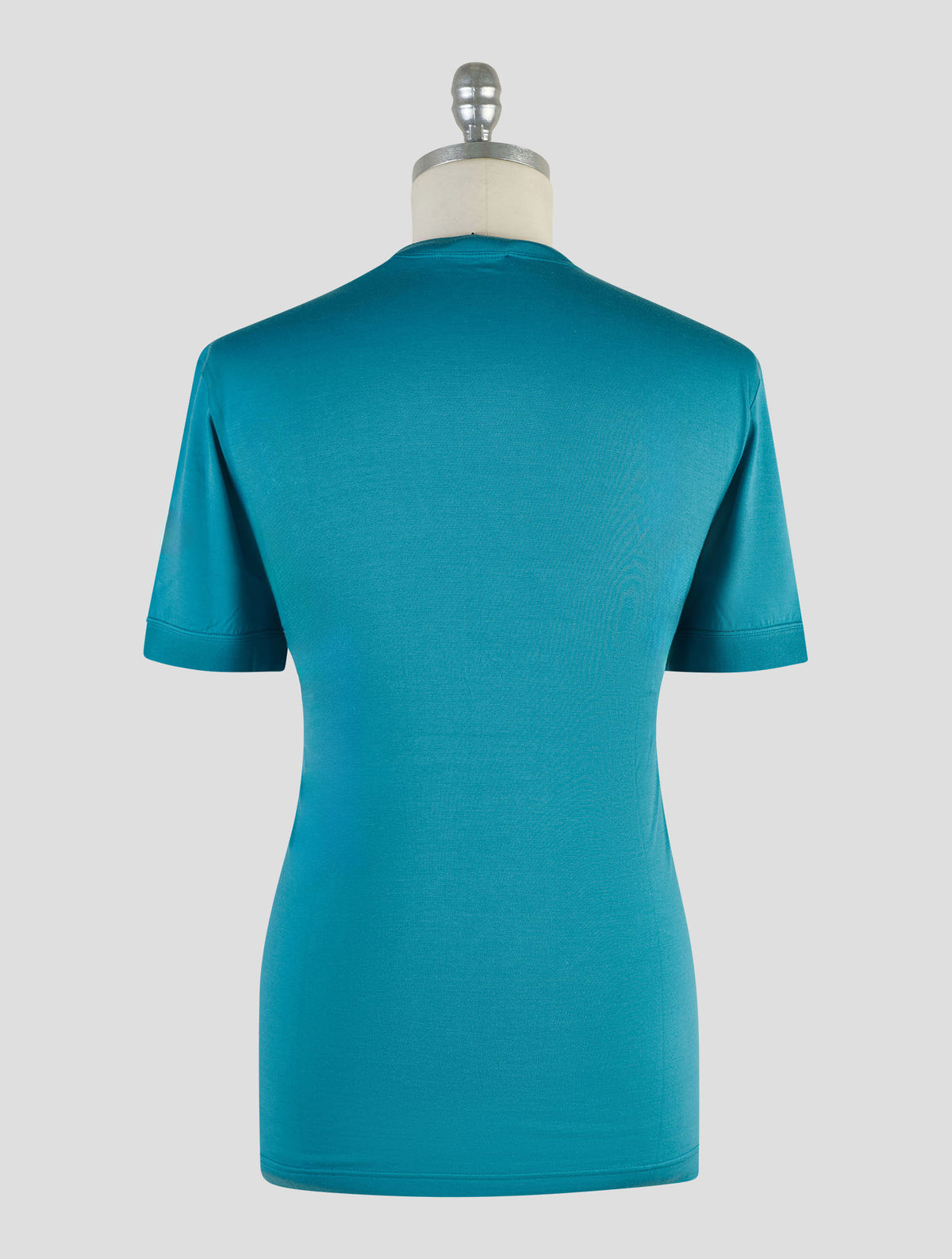 Kiton Knt Petrol Cotton T-Shirt