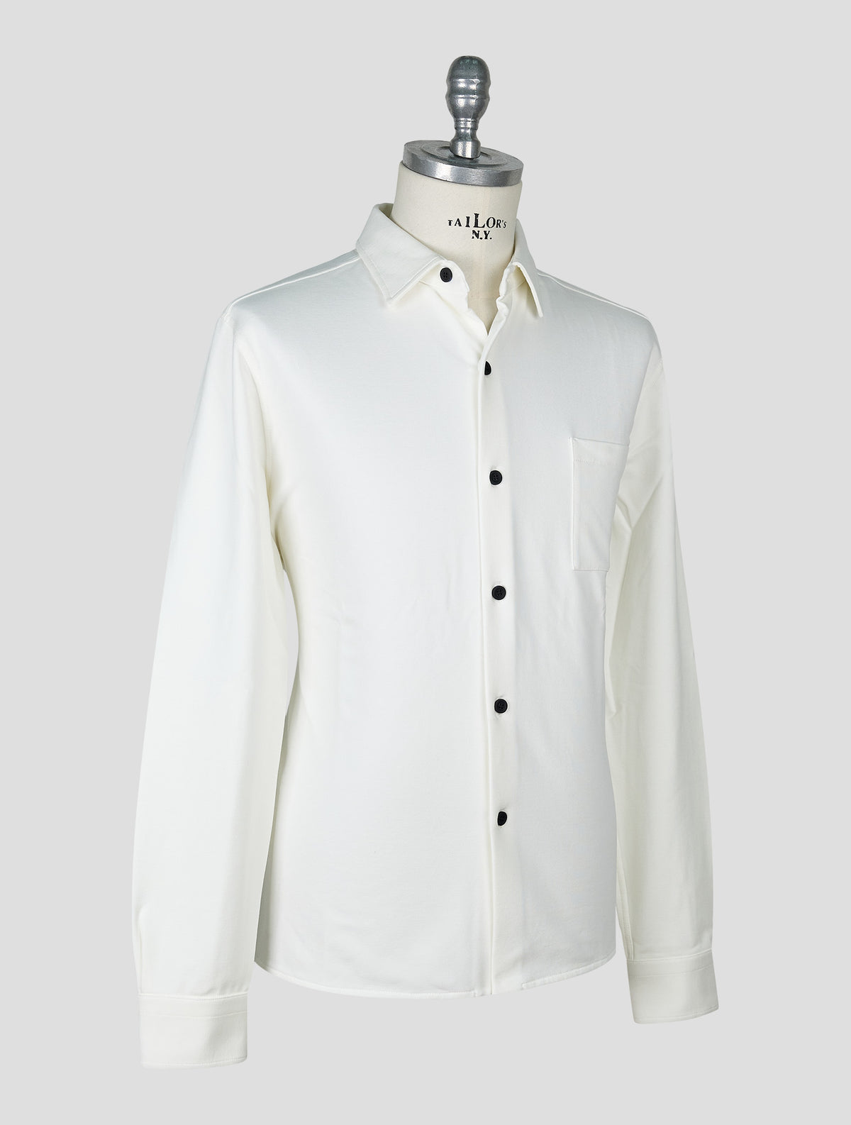 Kiton Knt White Cotton Ea Shirt