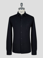 Kiton Knt Black Cotton Ea Shirt