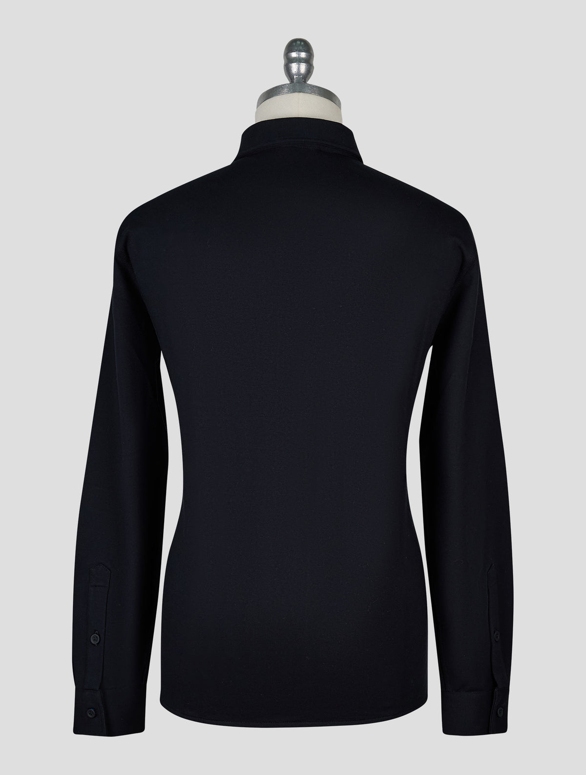 Kiton Knt Black Cotton Ea Shirt