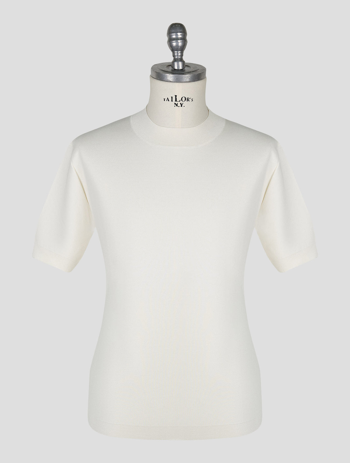 Kiton Knt White Cotton T-Shirt
