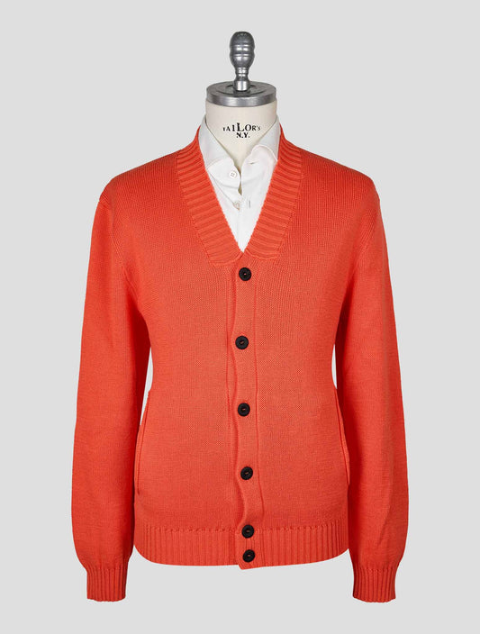 Kiton Knt Coral Cotton Cardigan