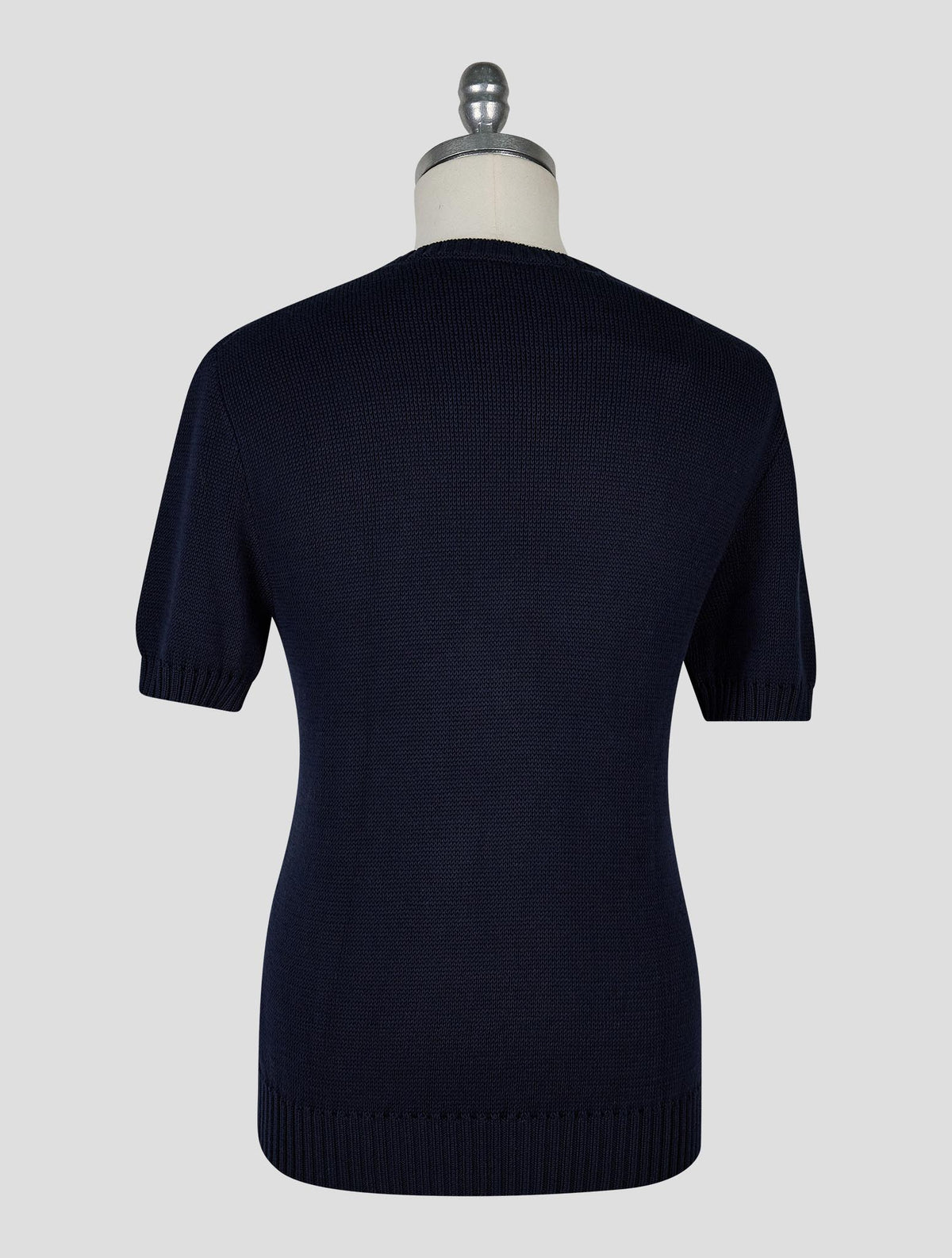 Kiton Knt Dark Blue Cotton Polo