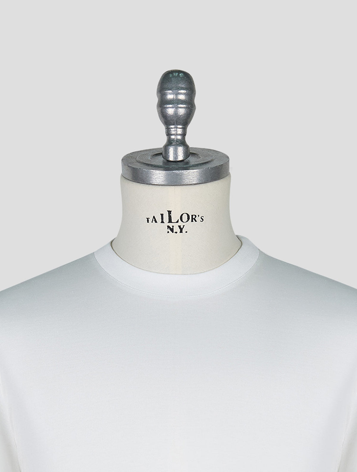Kiton Knt White Cotton T-Shirt