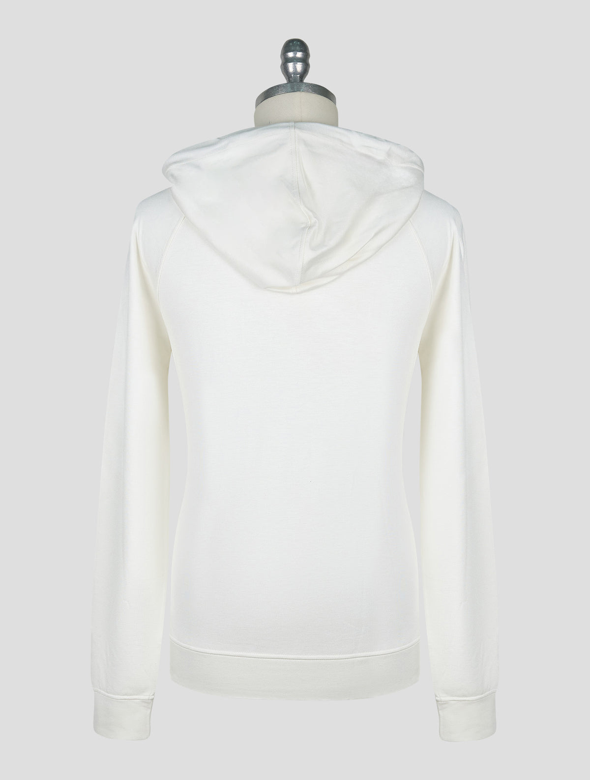 Kiton Knt White Viscose Ea Sweater Hoodie