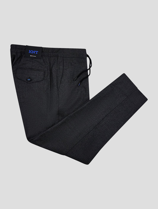 Kiton Knt Gray Virgin Wool Ea Pants