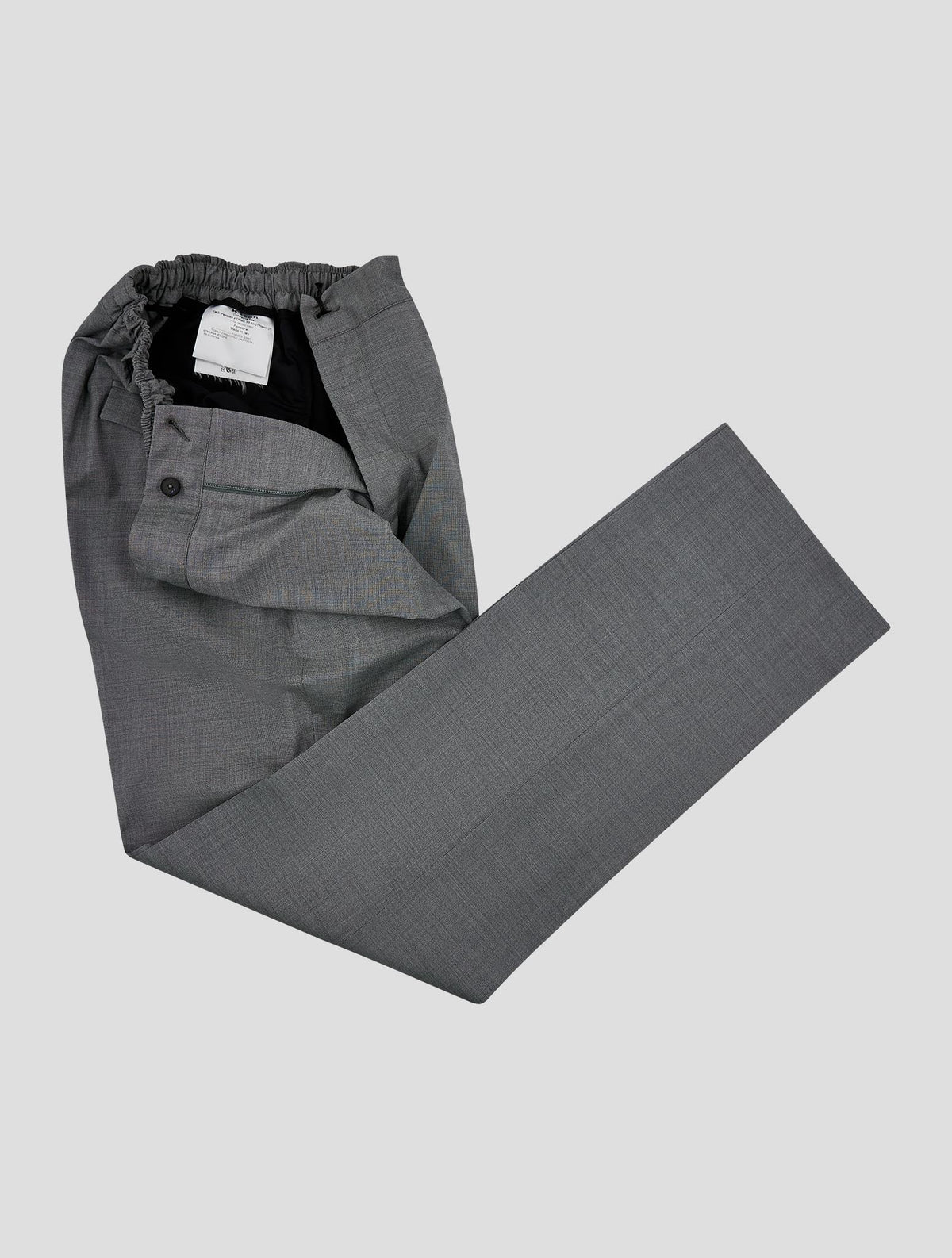 Kiton Knt Gray Virgin Wool Ea Pants