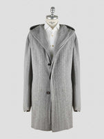 Kiton Knt Gray Cashmere Overcoat