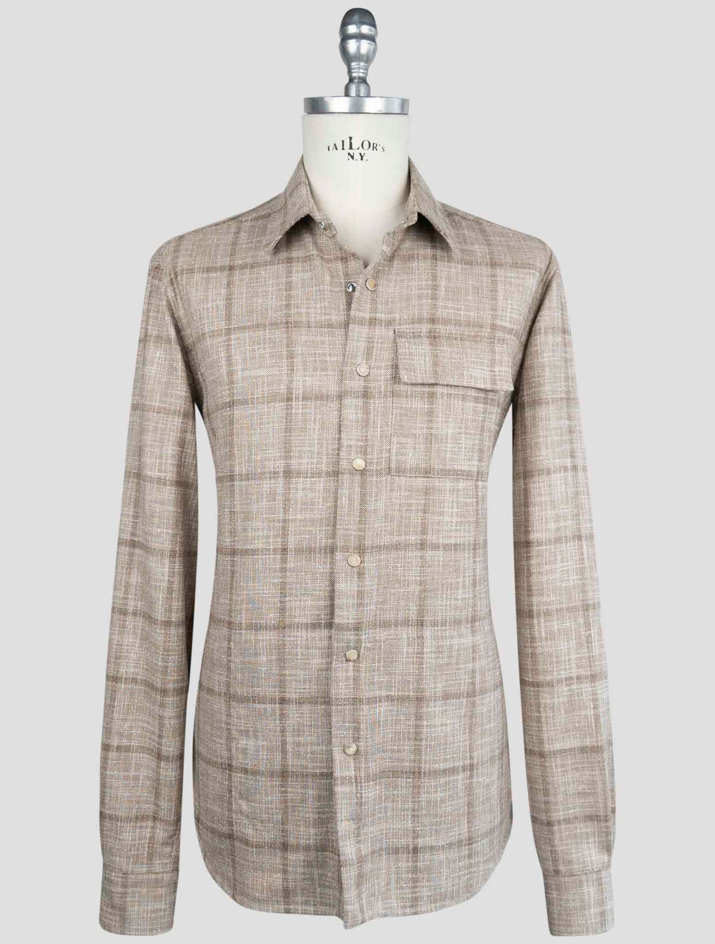 Chemise BUBA en Laine Vierge, Soie et Coton Kiton