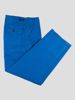 Kiton Knt Blue Cotton Ea Pants